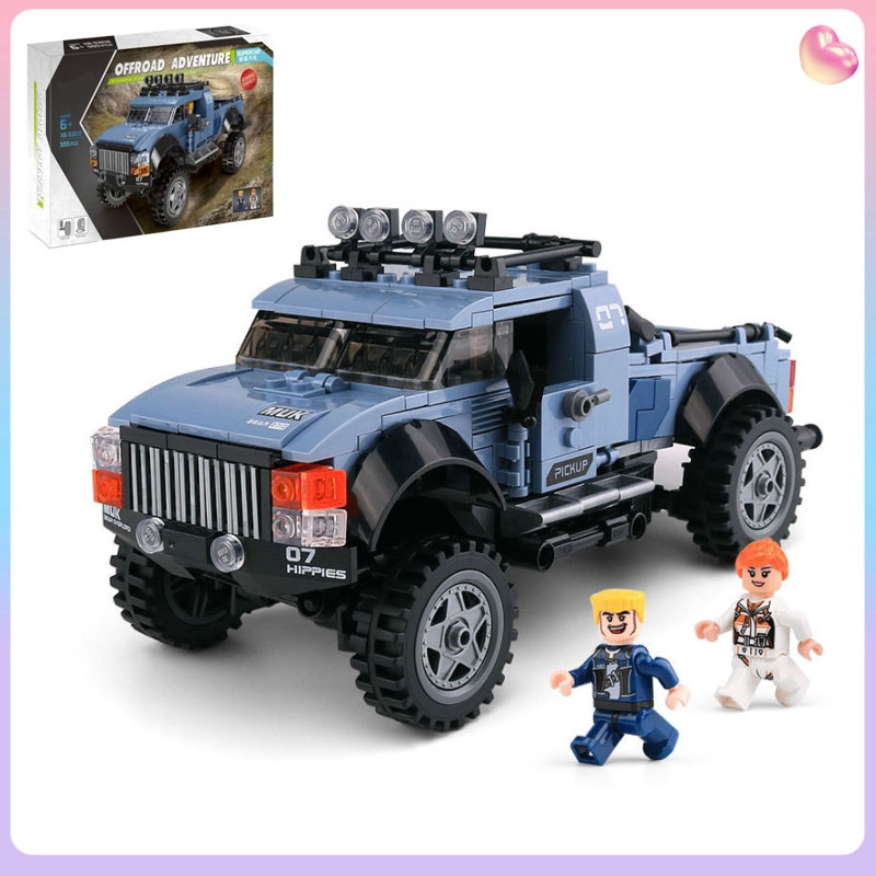 Star Fort XB03032 Xe bán tải Ford Raptor Xe địa hình lắp ráp Khối xây dựng Mô hình đồ chơi Boy Tương thích với LEGO