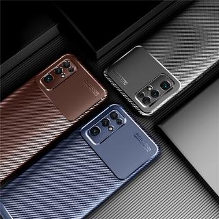 Ốp điện thoại silicone sợi cacbon bảo vệ toàn diện cho HUAWEI HONOR 30 30S HONOR 30 6.53"