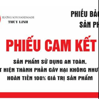 Combo phiếu cam kết và tem lụa. Đảm bảo nhanh gọn lẹ hợp túi tiền. Bao đẹp trên từng milimet.In ấn thiết kế theo yêu cầu