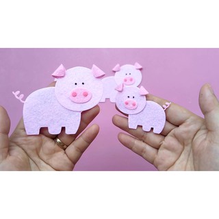 A6 - Khuôn Kim Loại Cắt Hình Chú Heo Con Dễ Thương 2 Size To Nhỏ