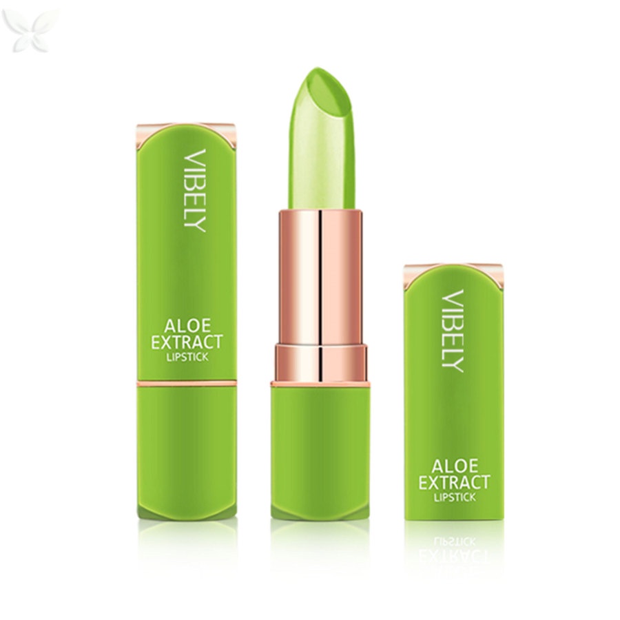 Son Môi Thạch Lô Hội Dưỡng Ẩm Lâu Trôi Chống Thấm Nước Thay Đổi Màu Sắc Theo Nhiệt Độ JMMZ VIBELY