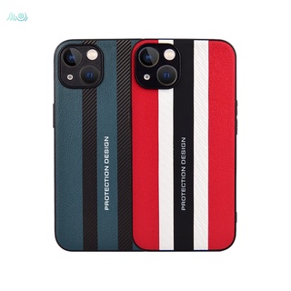 Ốp điện thoại da viền silicon dẻo sang trọng chống sốc thích hợp cho IPHONE 13 PRO MAX 12 11 PRO MAX