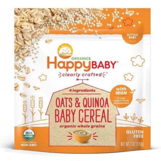 Bột yến mạch hữu cơ happy baby