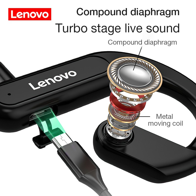 Tai nghe không dây LENOVO X3 thể thao chống nước 9D