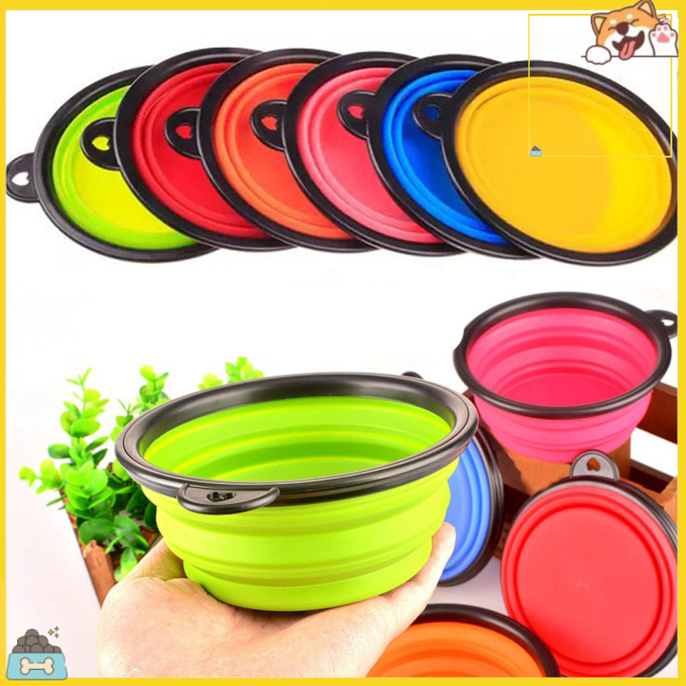 Tô Silicon Đựng Thức Ăn Cho Thú Cưng