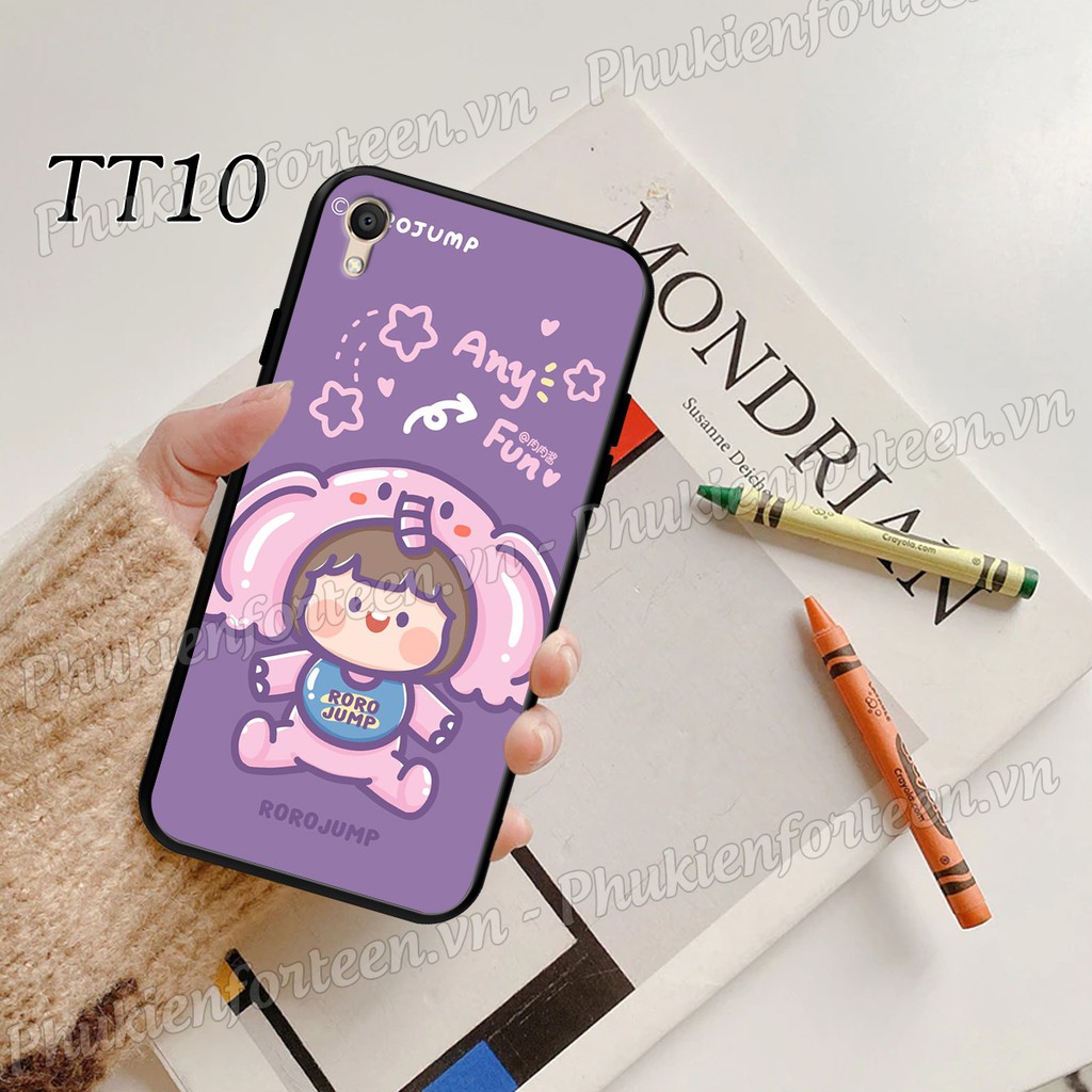 [Mới] Ốp lưng Oppo A37 - Oppo F1 - F1 Plus in hình Roro Jump tóc ngang vai dễ thương, siêu đẹp.