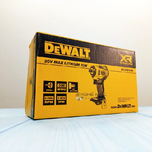 Máy siết bu lông dùng Pin 20V max DeWalt DCF911N-B1 Chưa Pin & Sạc