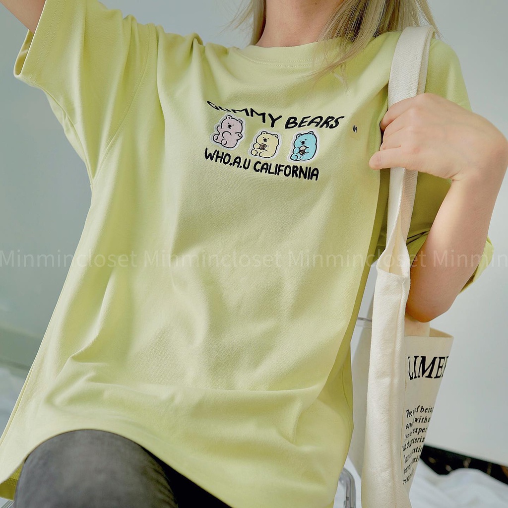 Áo phông WHOAU gummy chính hãng Hàn Quốc