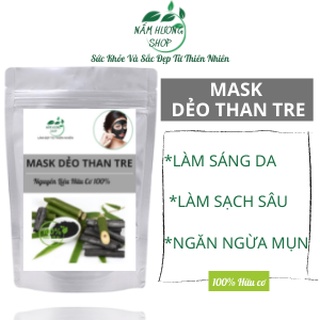 100gr bột mặt nạ dẻo than tre hoạt tính - hanmade