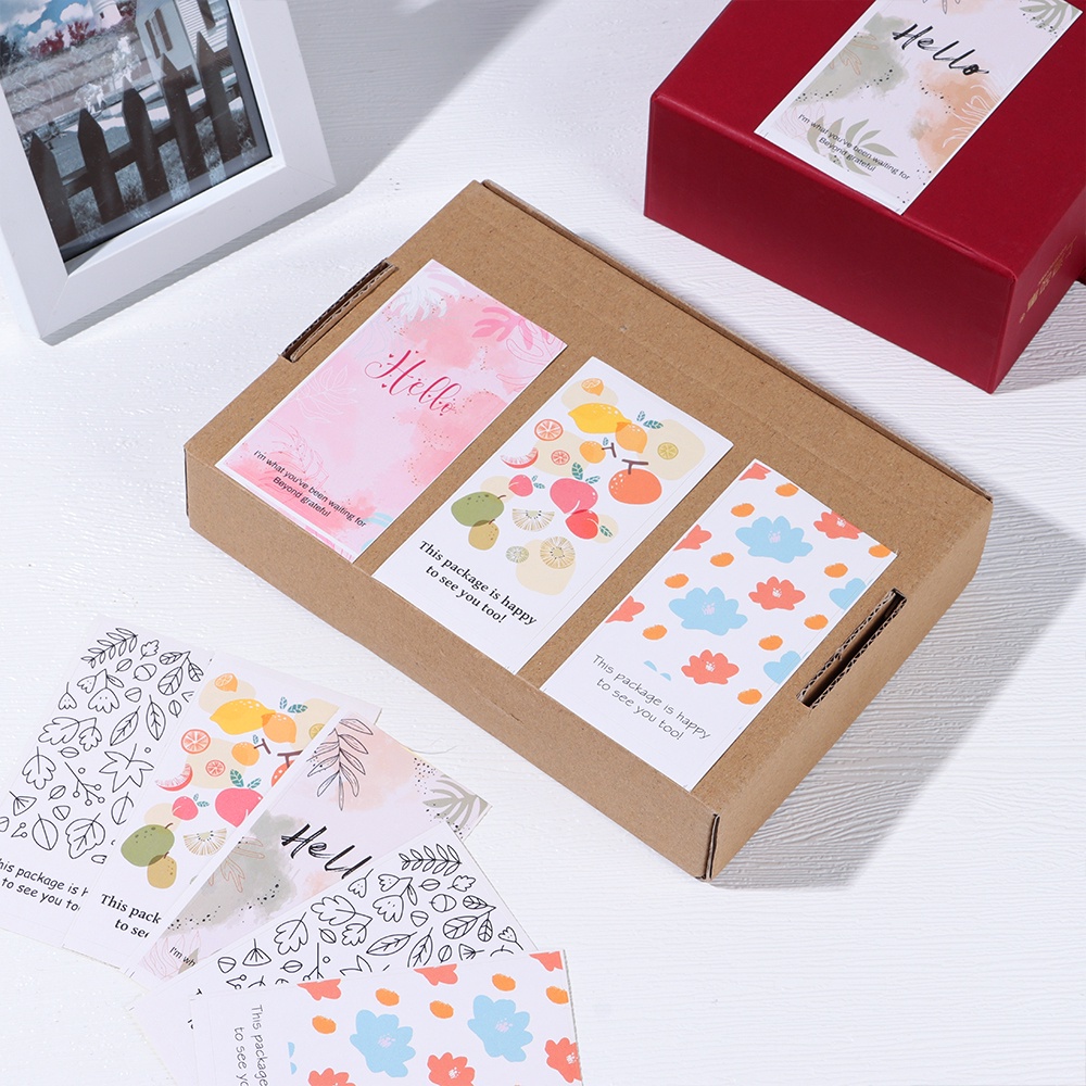 Set 50 Nhãn Dán In Chữ Thank You Trang Trí Quà Tặng Tiệc Cưới