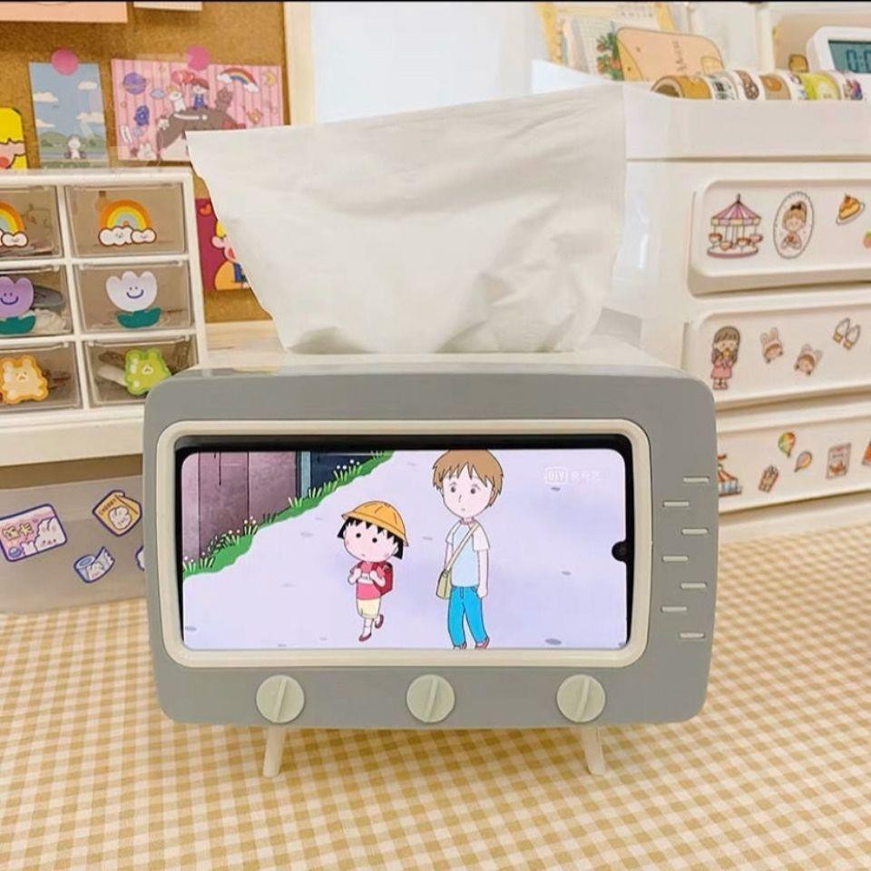 🍉zollzirr🍉Korea ins sáng tạo cô gái dễ thương trái tim giá đỡ điện thoại động hình dạng  TV hộp giấy giá đỡ điện thoại | BigBuy360 - bigbuy360.vn
