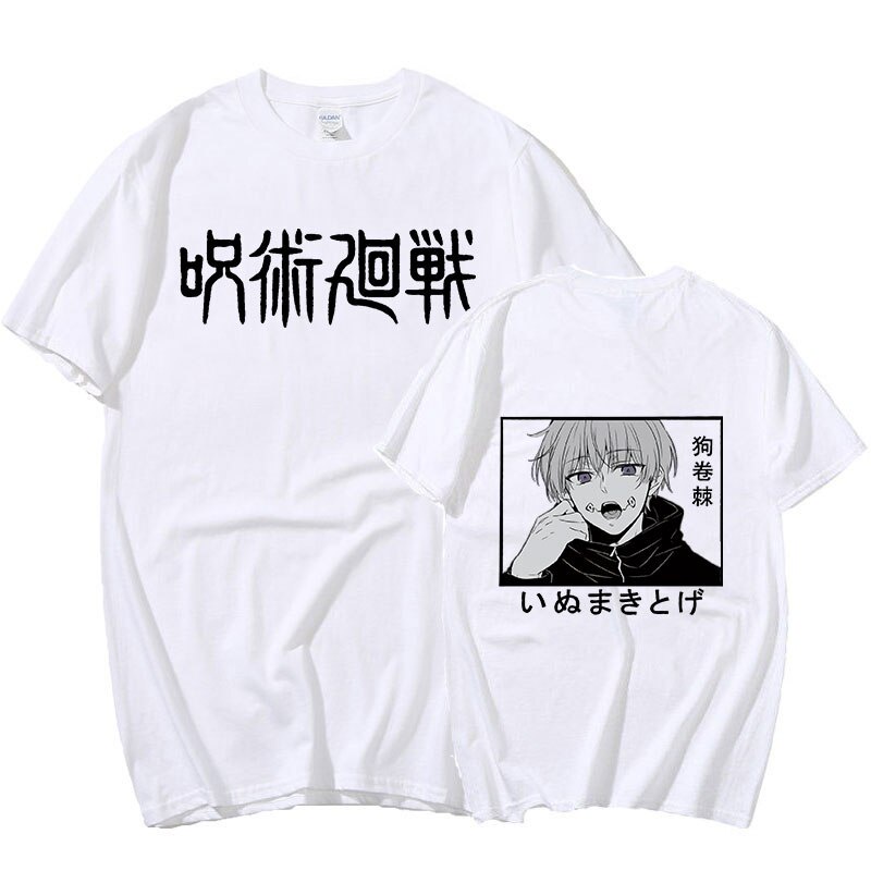 Áo Thun Jujutsu Kaisen Anime T-shirt Cool Inumaki Toge Anime Manga Cá Tính độc đẹp