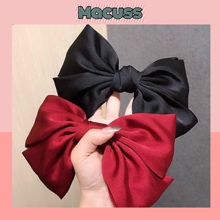 Kẹp tóc nơ lụa bản to phong cách hàn quốc