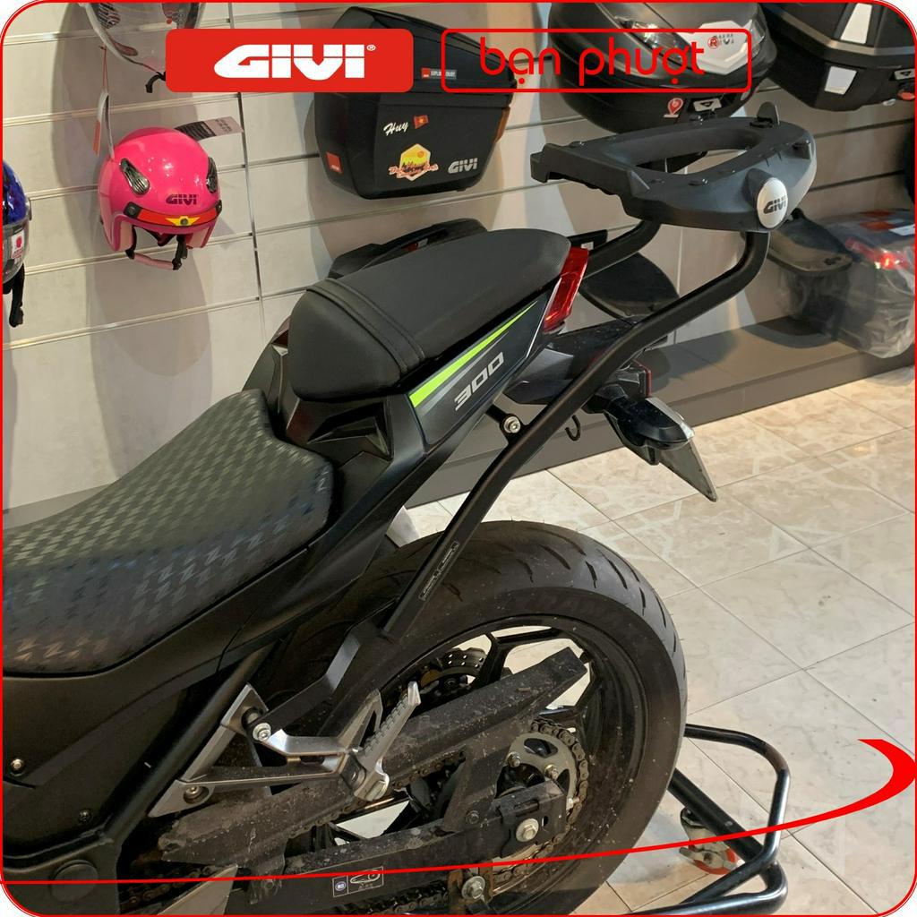 Baga Givi Cho Xe KAWASAKI Z300 - Cảng Trợ Lực GIVI HRV-NINJA250, Z300 - Bạn Phượt