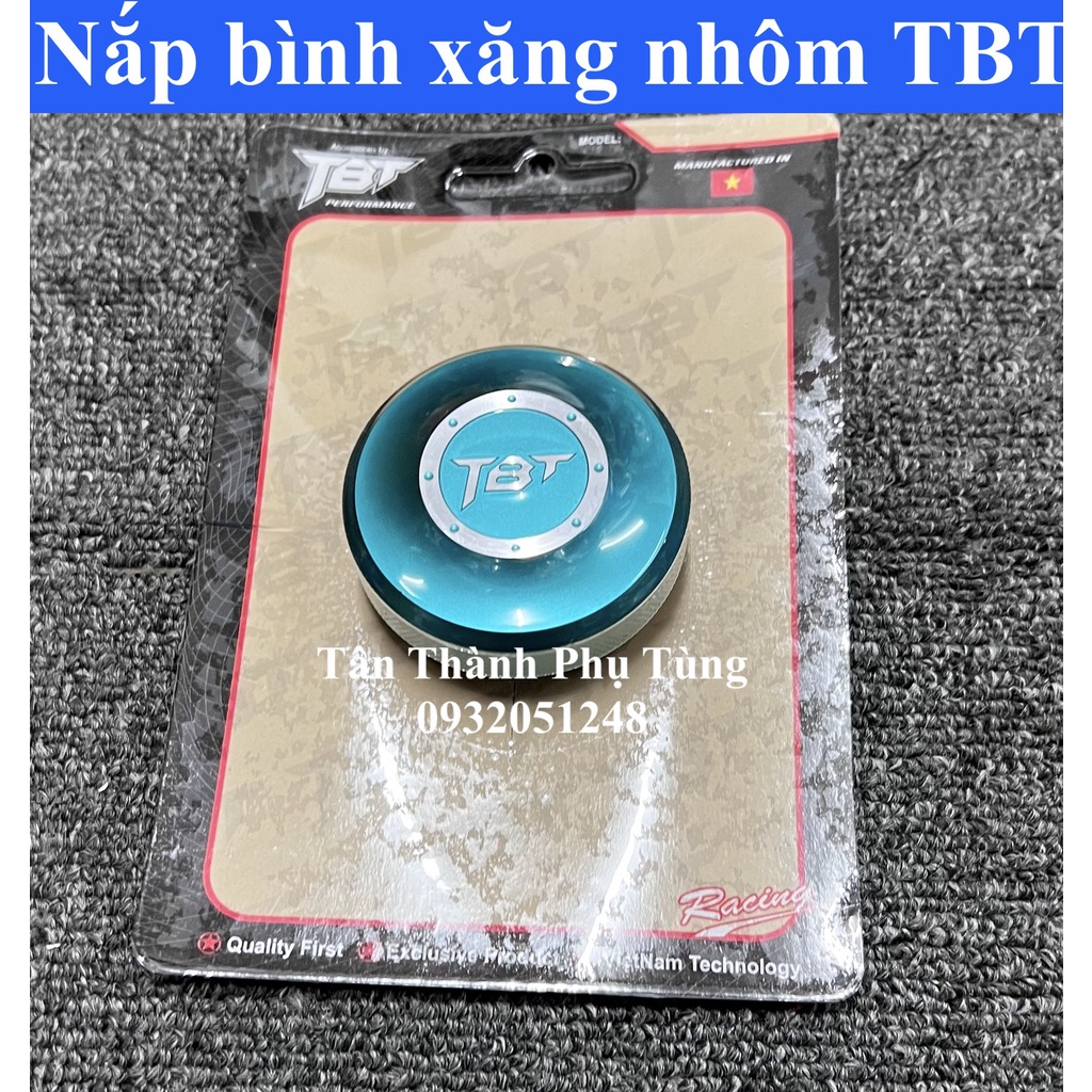 Nắp bình xăng nhôm TBT gắn nhiều dòng xe