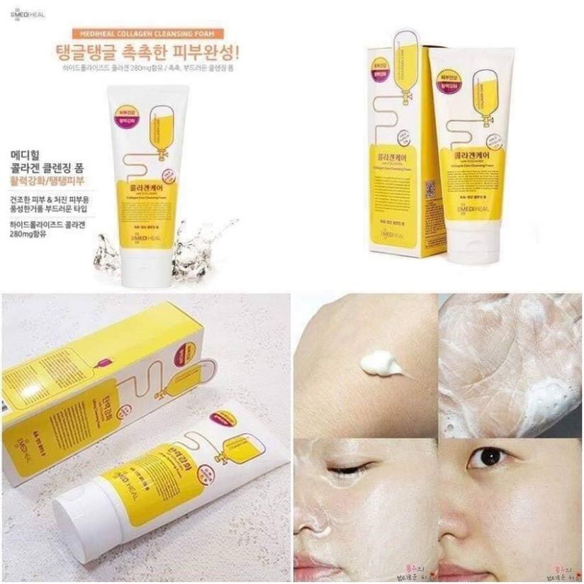 [Chính Hãng] Sữa Rửa Mặt Mediheal Collagen Cleansing Foam (Hàn Quốc)