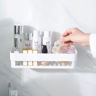 Kệ để đồ hình chữ nhật dán tường nhà tắm, nhà bếp