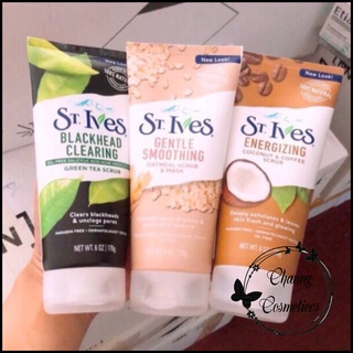 Tẩy da chết ST. Ives Mỹ Đào Mơ, Lúa Mạch 170g