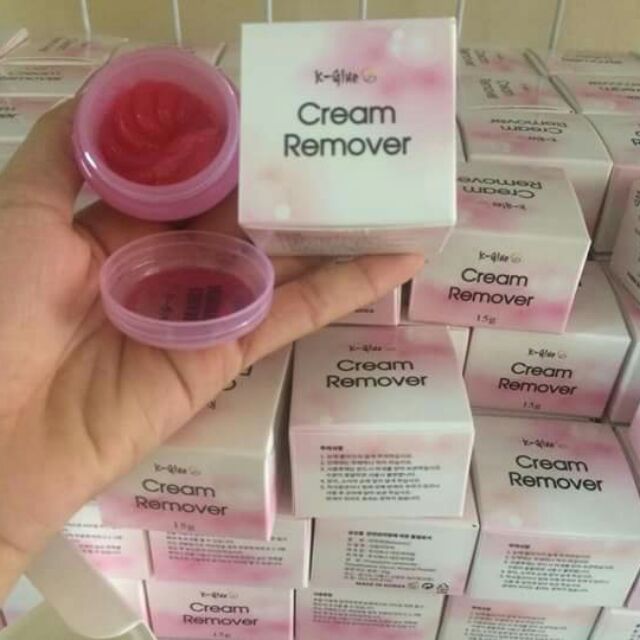 Cream remover ( sáp hồng gỡ mi )