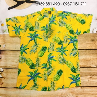 Áo trái cây trái thơm hawaii