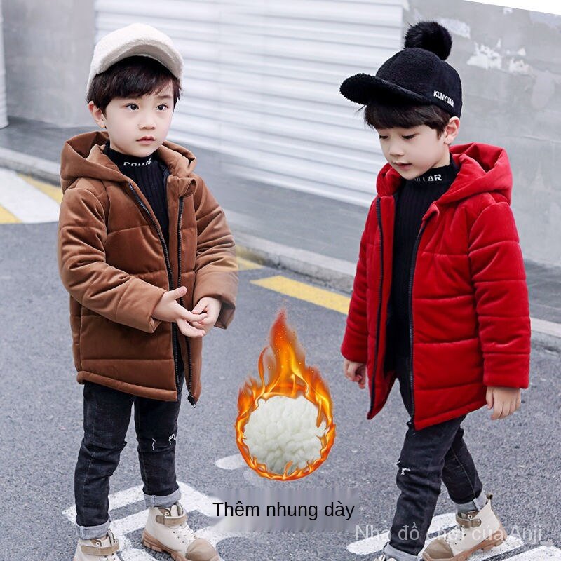 Fall And Winter 2020 Boy Thicker Jacket Boy Cotton Cotton Clothes Baby Boys Winter Clothes