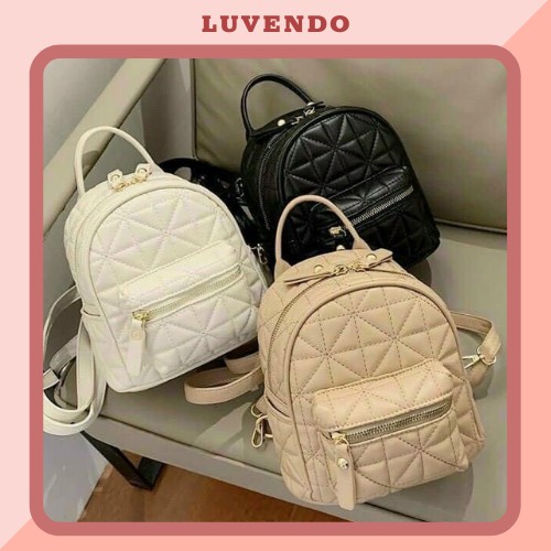 Balo mini nữ thời trang du lịch đi học đi chơi phong cách hàn quốc dễ thương luvendo BL01