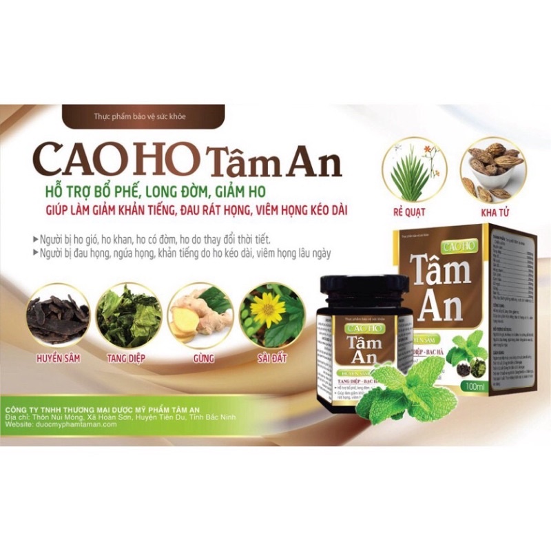 Cao ho Tâm An chính hãng