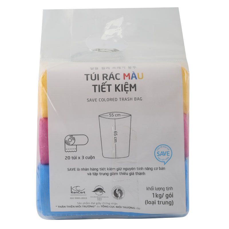 CL-Túi đựng rác màu 55 x 65cm