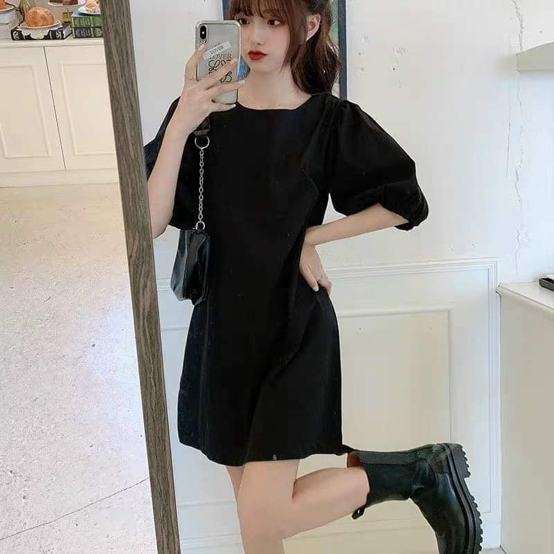 Váy bazic tay bồng KA63