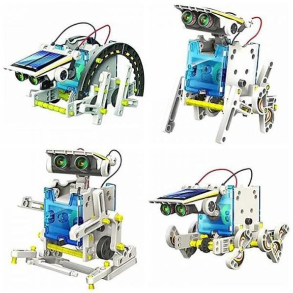 ROBOT TƯƠNG LAI 13 IN 1 EDUCATIONAL SOLAR ROBOT KIT 2115A -BỘ LẮP RÁP NĂNG LƯỢNG MẶT TRỜI