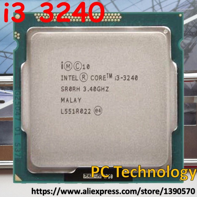 CPU Core i33240 Processor 3M Cache, 3.40 GHz