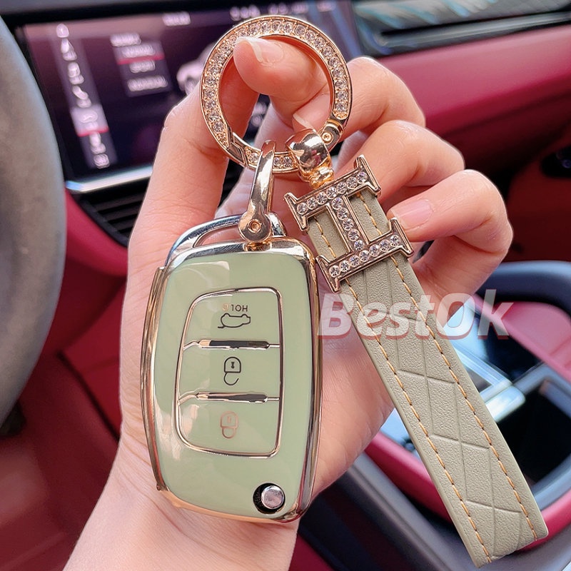 Vỏ Chìa Khóa Điều Khiển Từ Xa 3 Nút Cho HYUNDAI ix45 Santa Fe HYUNDAI Accent Tucson ix35