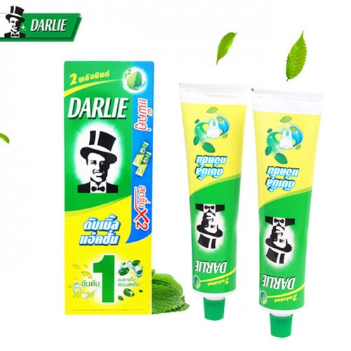 Bộ 2 Tuýp Kem Đánh Răng Bạc Hà Ông Tây Darlie 2x170g