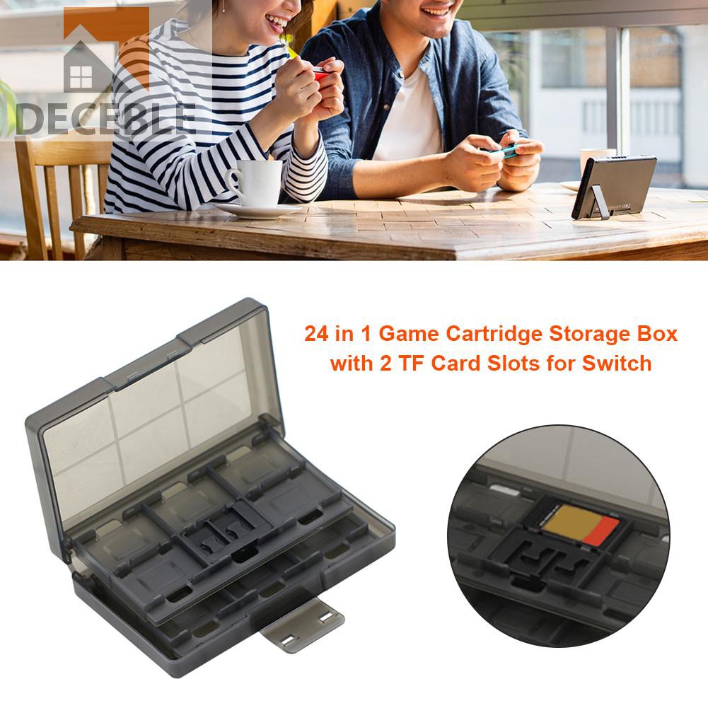 Hộp Nhựa Cứng 24 Trong 1 Đựng Thẻ Tf Ốp | BigBuy360 - bigbuy360.vn