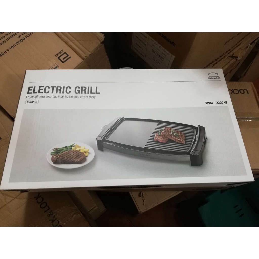 BẾP NƯỚNG ĐIỆN LOCK &LOCK EJG232 ELECTRIC GRILL