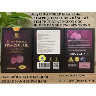 [QUÀ KHỦNG+ BẢO HÀNH CHÍNH HÃNG] Viên uống tiền mãn kinh Dr Natural Hyper Evening Primrose Oil - Hộp 180 viên