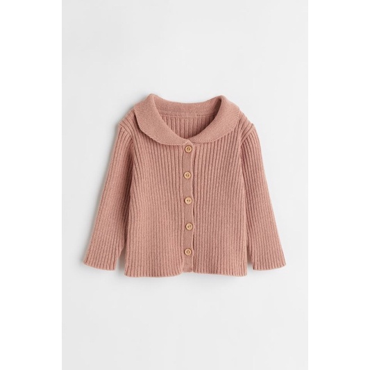 Áo cardigan len bé gái HM auth