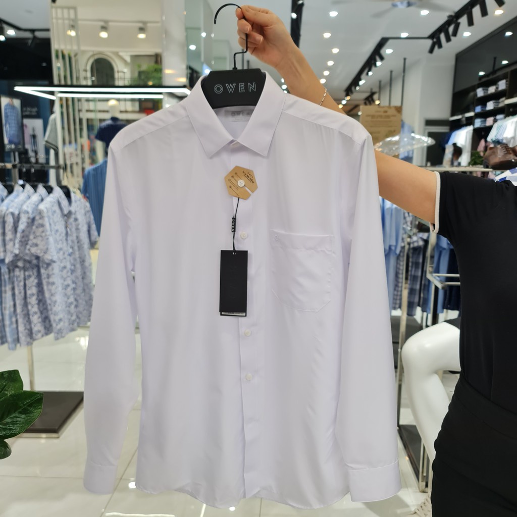 OWEN - (FREESHIP) Áo sơ mi trắng dài tay Sợi Sồi- Mã AR23075DT, AR90779D2, AR90780D1, AR90780D2, AR91508DT | BigBuy360 - bigbuy360.vn