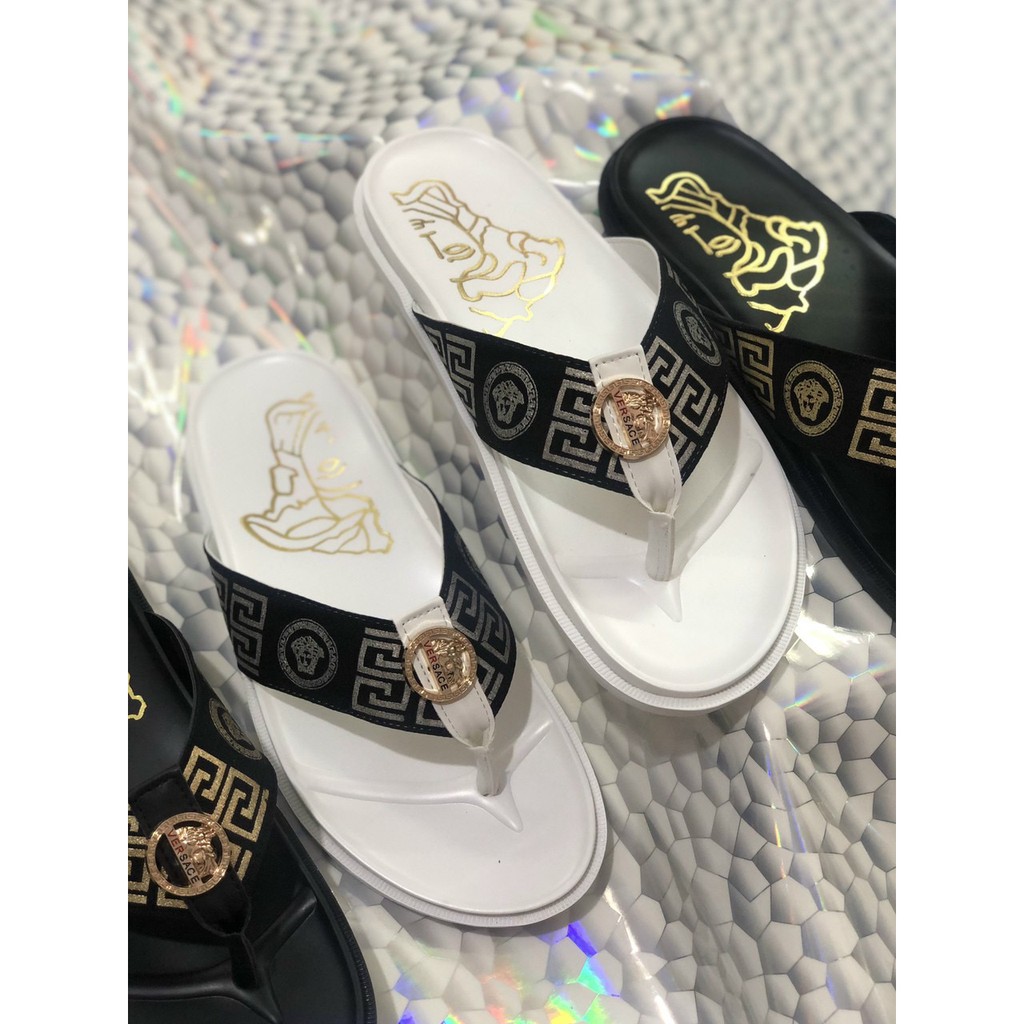 Dép Quai Kẹp Versace Nam Thiết Kế Cao Cấp, Siêu Êm & Siêu Chất Lượng
