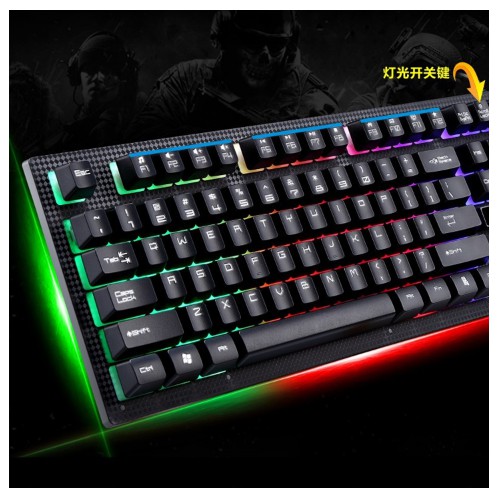 🎁Free Ship🎁 Bàn Phím Led 7 Màu Cực Đẹp 2018 G20 Có dây | BigBuy360 - bigbuy360.vn