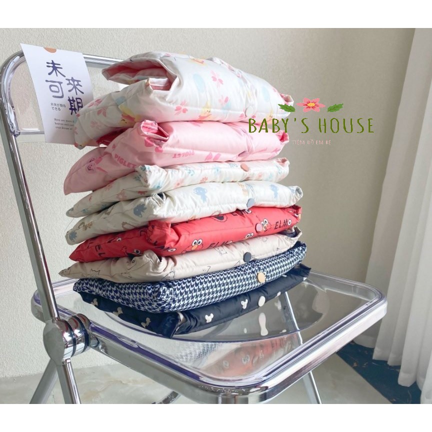 Áo phao gile lông vũ siêu nhẹ họa tiết đáng yêu cho bé AK03 - Baby House