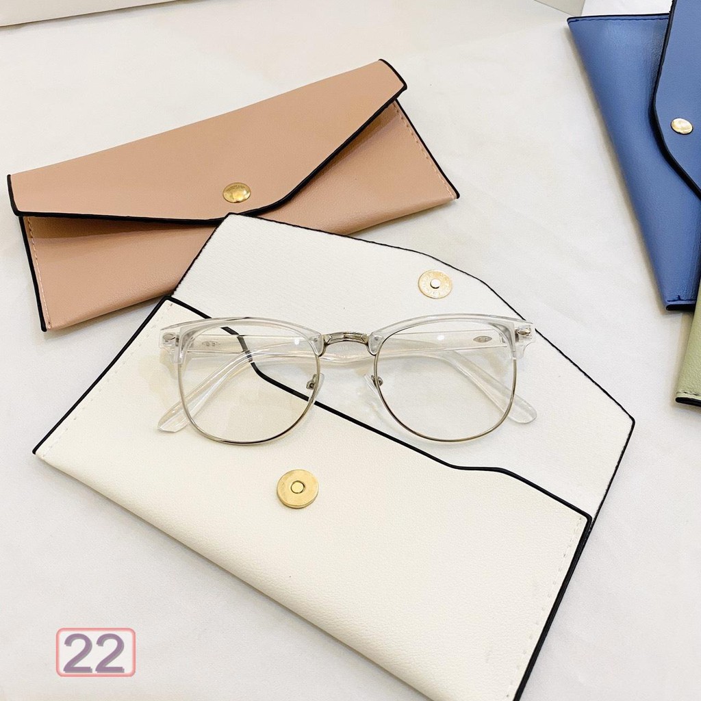 MKC021 [GIÁ SỈ] MẮT KÍNH GIẢ CẬN NỬA GỌNG TRONG SUỐT CỰC ĐẸP | BigBuy360 - bigbuy360.vn