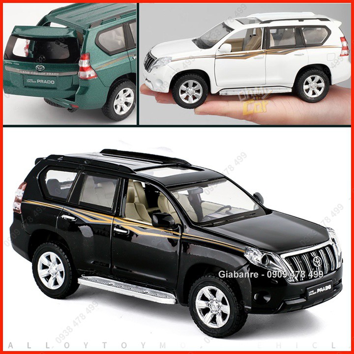 Xe Mô Hình Kim Loại Toyota Prado Tỉ Lệ 1:32 - 9875