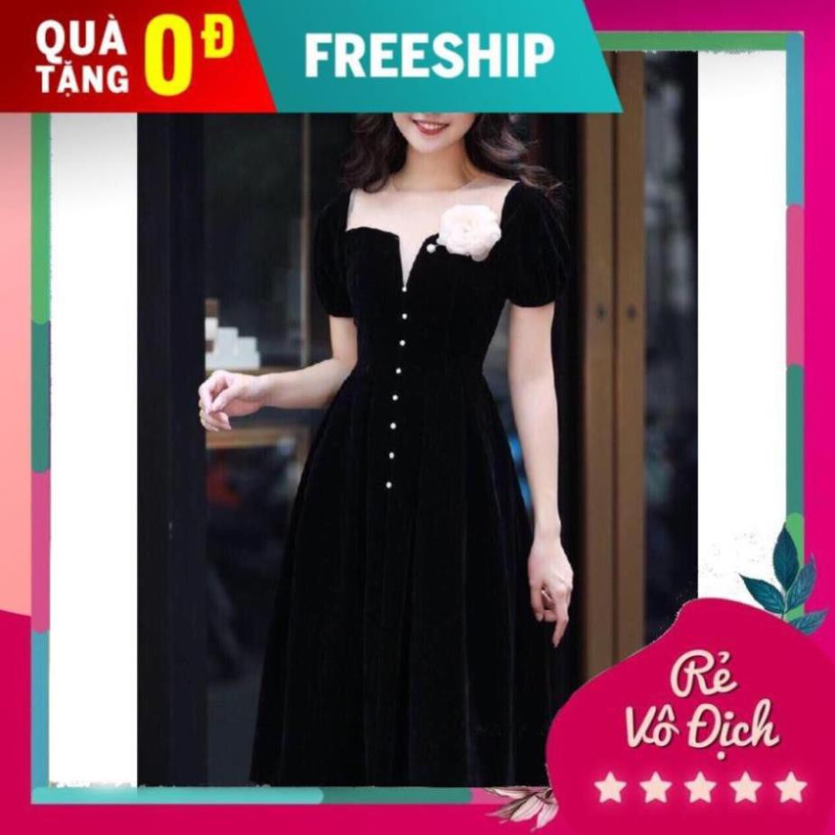 Đầm Nữ Thun Nhập Phối Voan Dáng Xòe Dự Tiệc Sang Trọng Giá Tận Xưởng - 65524