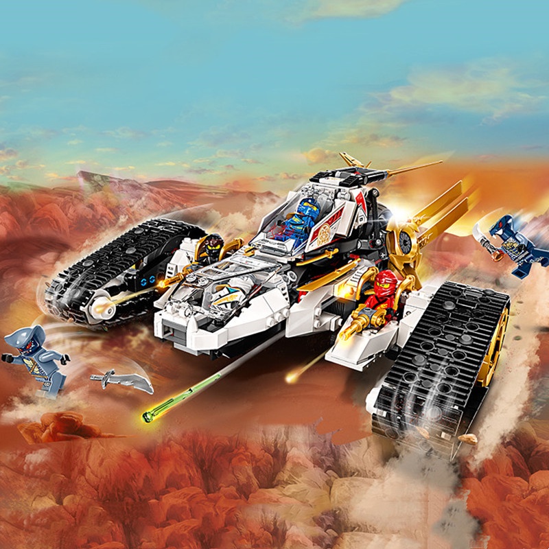 Mẫu Lắp Ráp mô hình 60081 Ninjago Ultra Sonic Raider Car