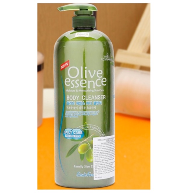 Sữa tắm dưỡng ẩm Organia Olive Essence Body Cleanser 1500g