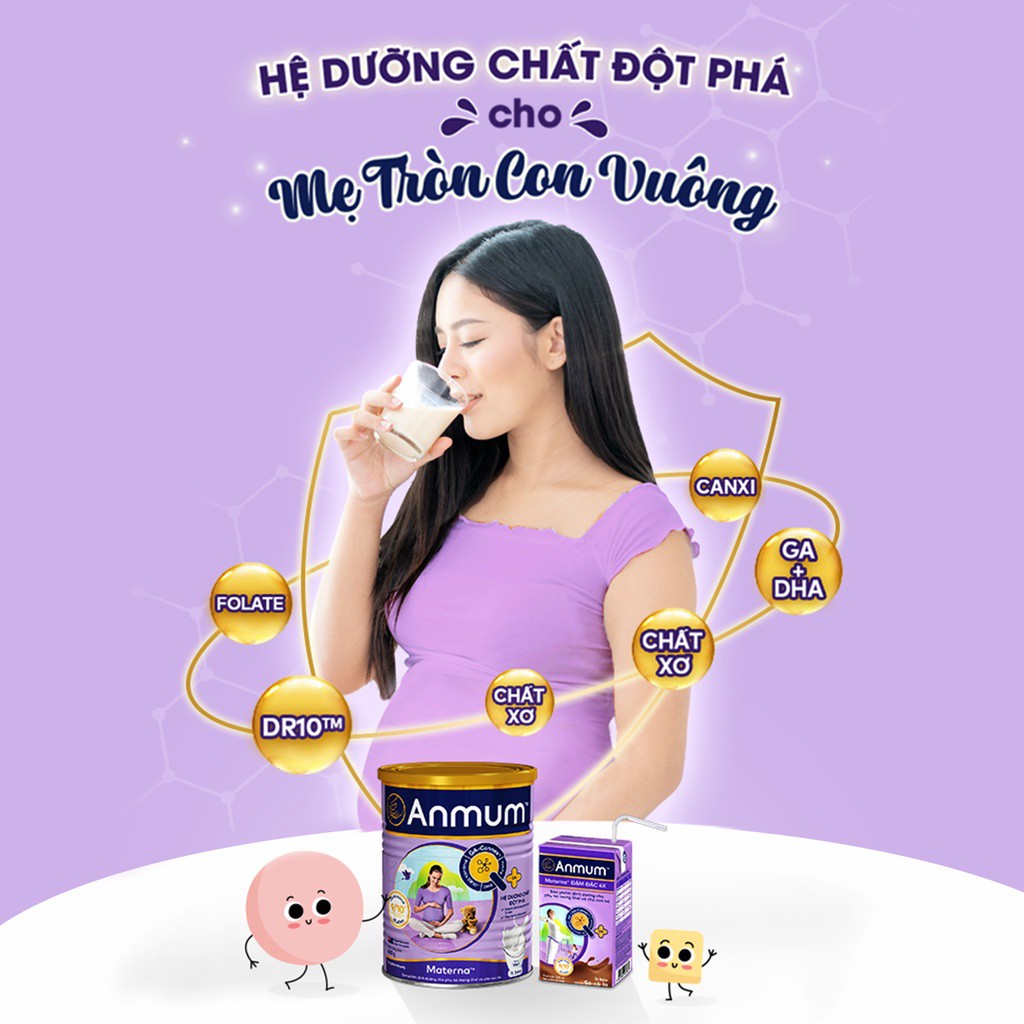 [GRO GIFT] Sữa Bột Dành Cho Mẹ Bầu Anmum Materna Hương Vanilla / Socola 400g (giao ngẫu nhiên)