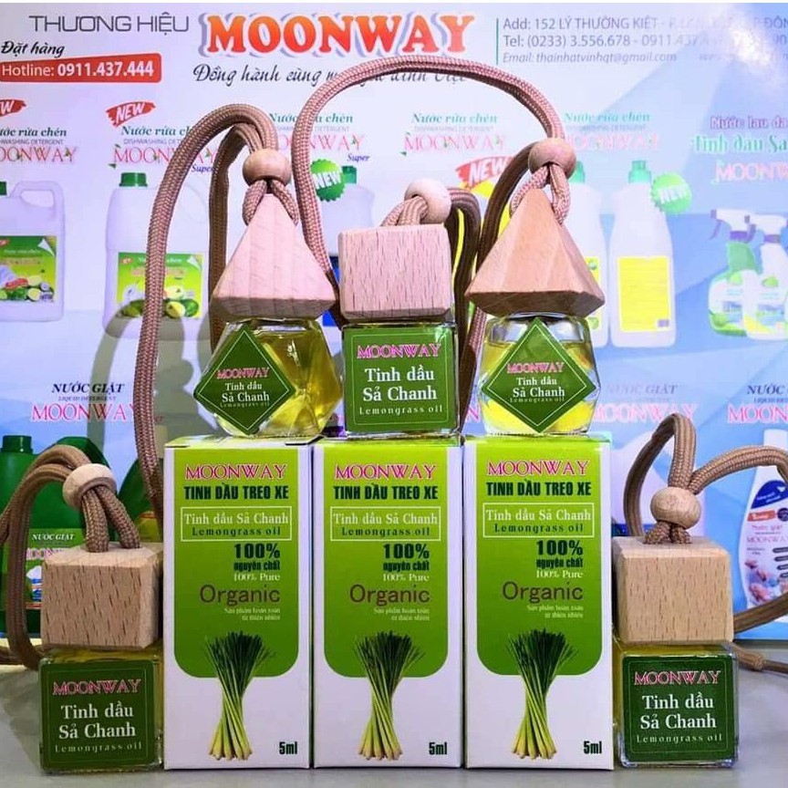 Tinh Dầu Treo Xe Moonway Sả Chanh 7ml