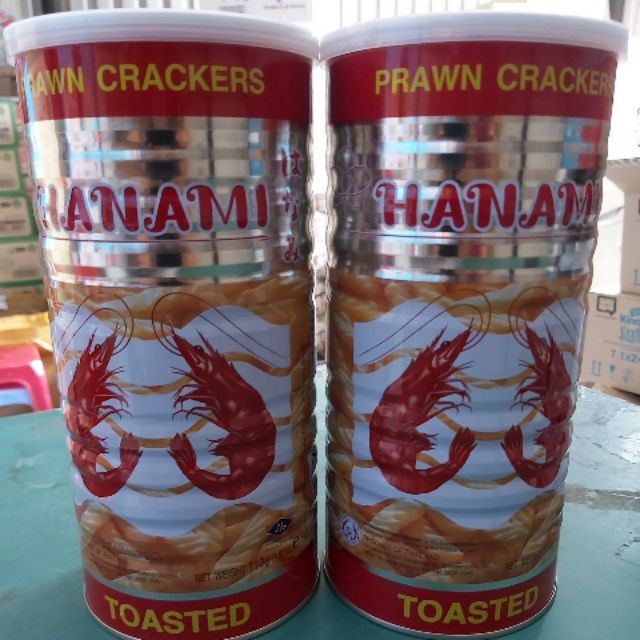 [Combo 2 lon]Bánh snack tôm Hanami hộp 110g