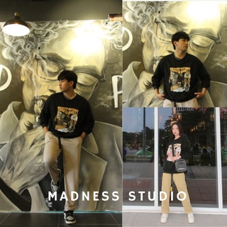 Video thật áo sweater travis scott dài tay unisex form rộng - madness studio